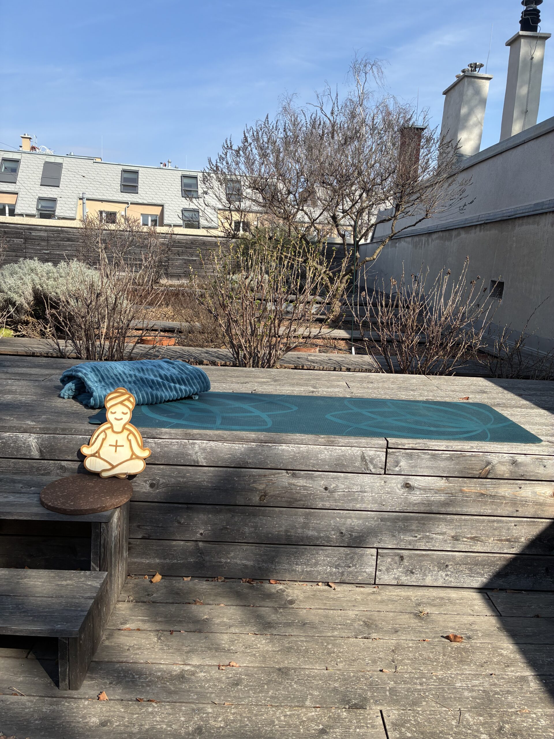 Bewegungseinheit im Kräutergarten